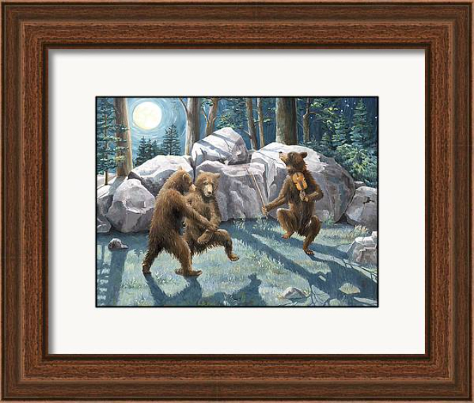 The Dancing Bears framed