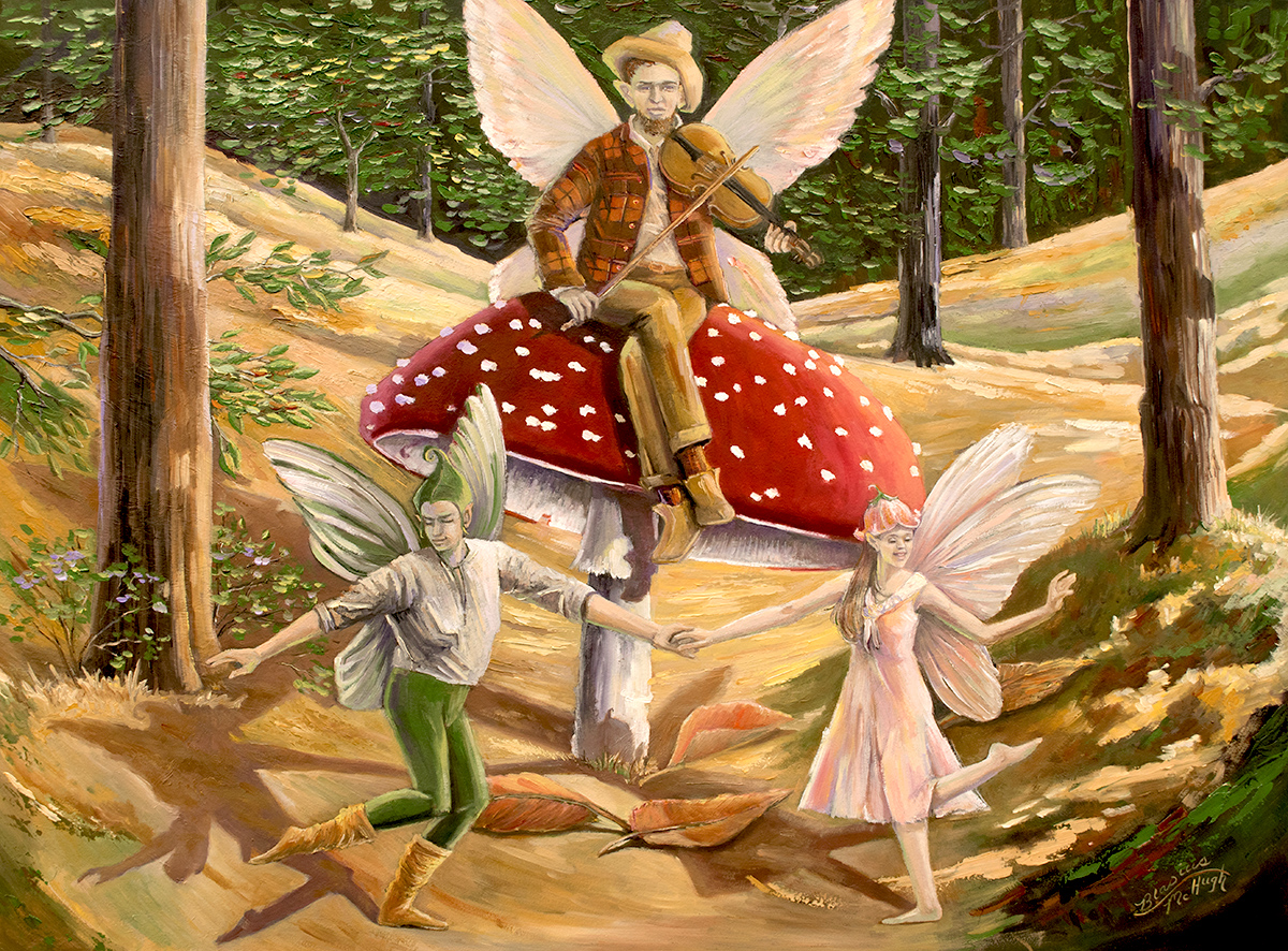 Fairy Dance painting by artist Paula McHugh